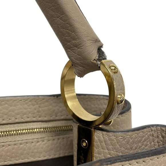 Auth LOUIS VUITTON Capsine MM M42253 Galet Capucines - TR4137 Handbag - Picture 9 of 16